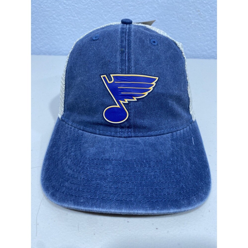 St. Louis Blues Hat Cap SnapBack Blue Adjustable Trucker Dad The Game NWT